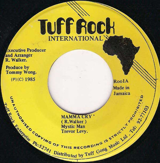 Mystic Man (2), Trevor Levy : Mamma Cry' (7")