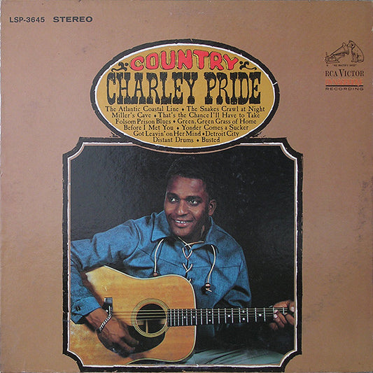 Charley Pride : Country Charley Pride (LP, Album, RE, Ind)