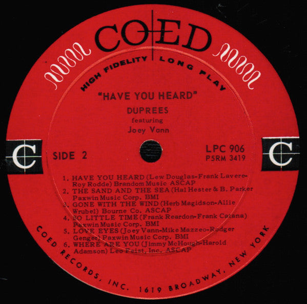 The Duprees : Have You Heard (LP)