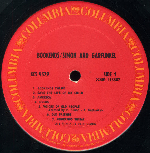 Simon & Garfunkel : Bookends (LP, Album, RE)