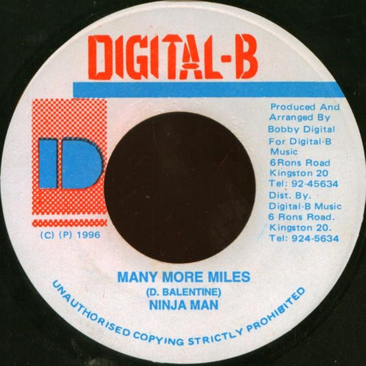 Ninjaman : Many More Miles (7")