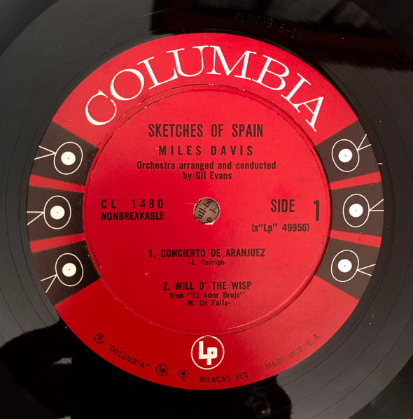 Miles Davis : Sketches Of Spain (LP, Album, Mono, Hol)