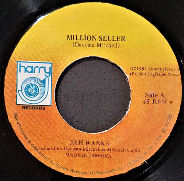 Jah Wanks : Million Seller (7")