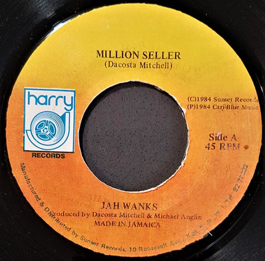 Jah Wanks : Million Seller (7")