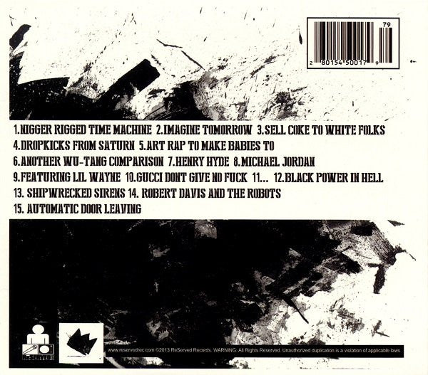 Tomorrow Kings : Nigger Rigged Time Machine (CD, Album)