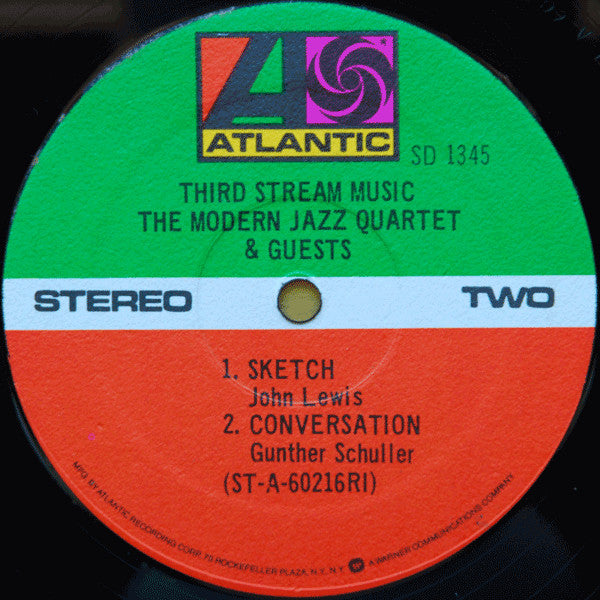 The Modern Jazz Quartet : Third Stream Music (LP, Album, RE, RI )