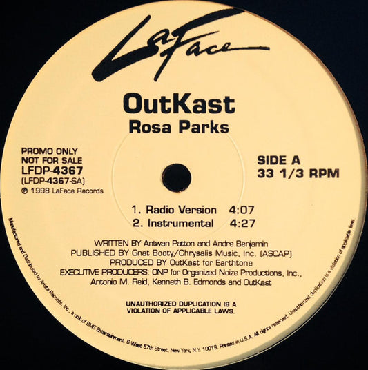 OutKast : Rosa Parks (12", Promo)
