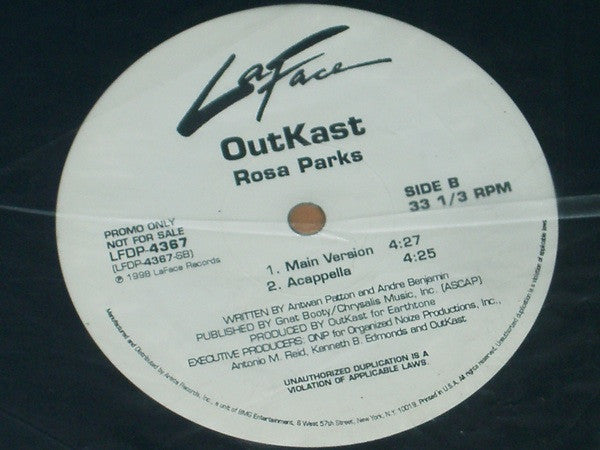 OutKast : Rosa Parks (12", Promo)