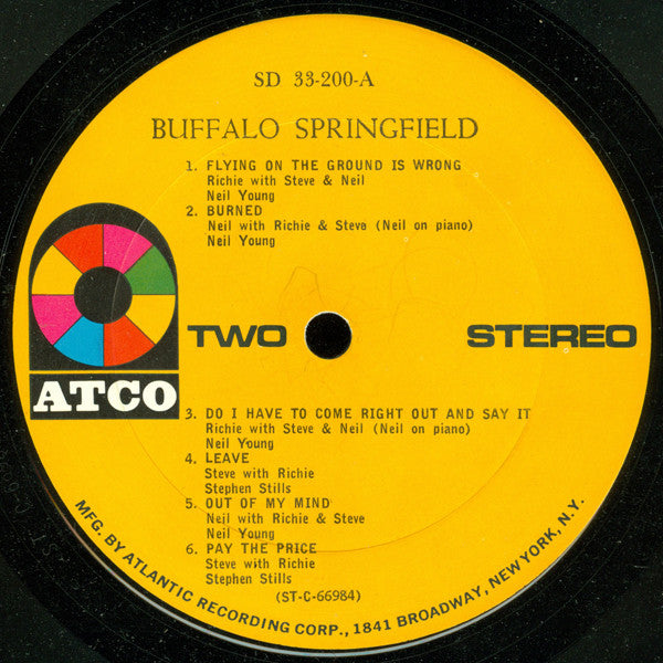 Buffalo Springfield : Buffalo Springfield (LP, Album, RE)