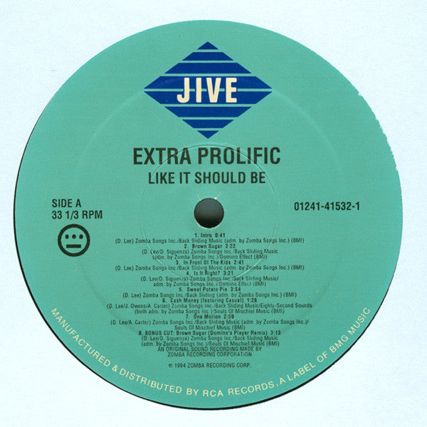 Extra Prolific : Like It Should Be (LP, Album)