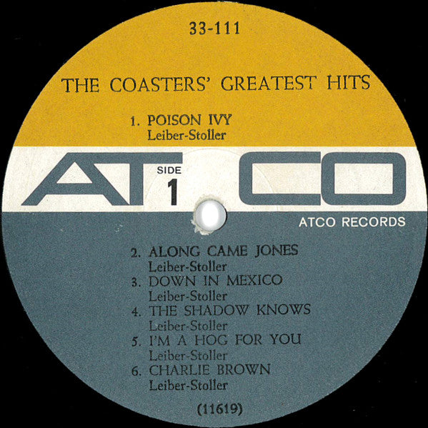 The Coasters : The Coasters' Greatest Hits (LP, Comp, Mono, RE)