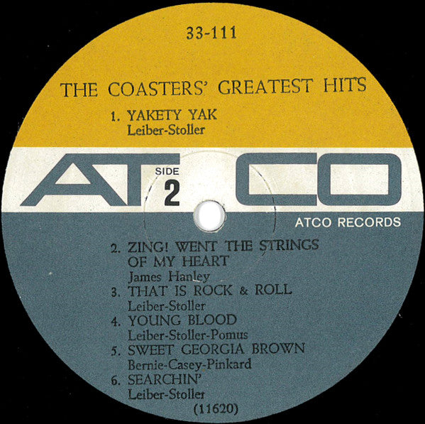 The Coasters : The Coasters' Greatest Hits (LP, Comp, Mono, RE)