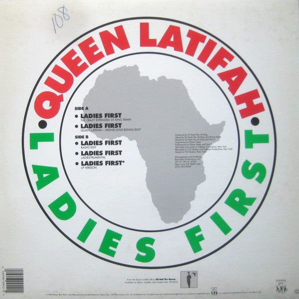 Queen Latifah Featuring Monie Love : Ladies First (12")