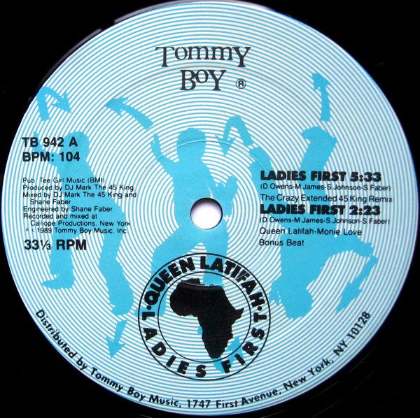 Queen Latifah Featuring Monie Love : Ladies First (12")