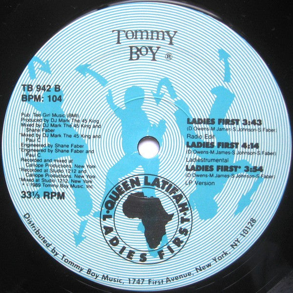 Queen Latifah Featuring Monie Love : Ladies First (12")