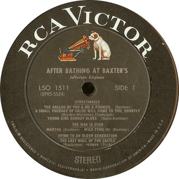 Jefferson Airplane : After Bathing At Baxter's (LP, Album, Ind)