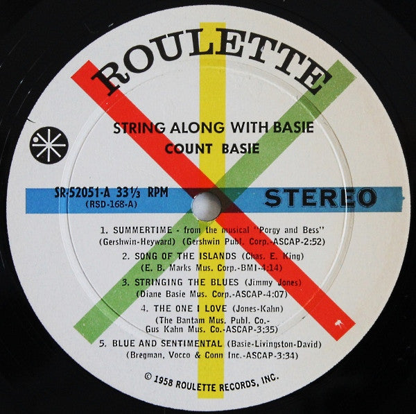Count Basie : String Along With Basie (LP, Album)