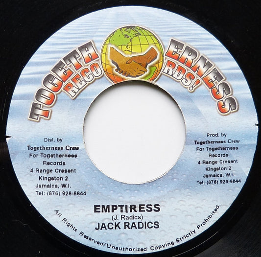 Jack Radics : Emptiress (7")