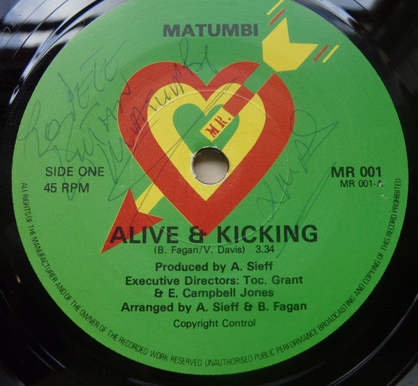 Matumbi, GLP Band : Alive & Kicking / Last Funk (7", Single)