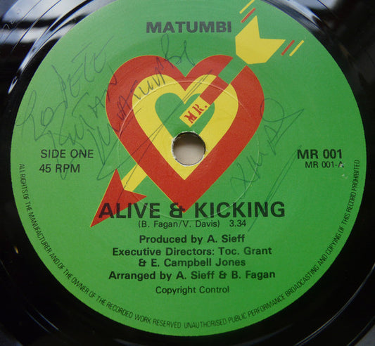 Matumbi, GLP Band : Alive & Kicking / Last Funk (7", Single)