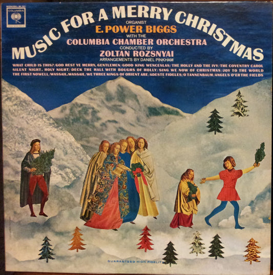 E. Power Biggs : Music For A Merry Christmas (LP, Mono)