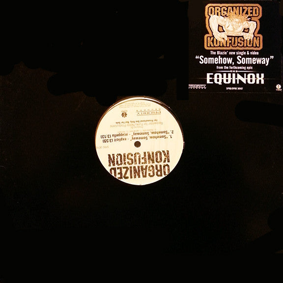 Organized Konfusion : Somehow, Someway (12", Promo)