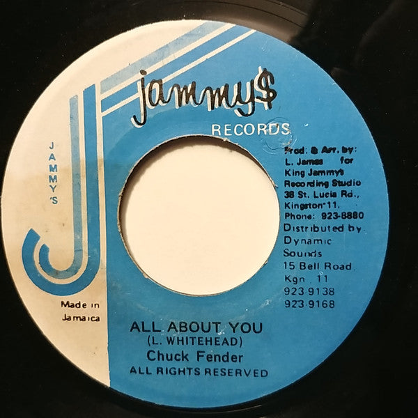 Chuck Fender : All About You (7", Single)
