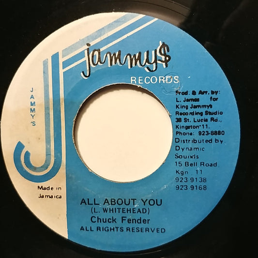 Chuck Fender : All About You (7", Single)