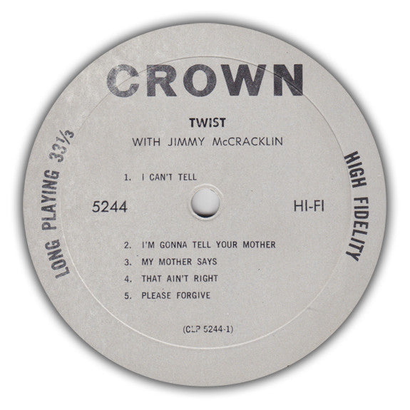 Jimmy McCracklin : Twist (LP, Album, Mono, RE)