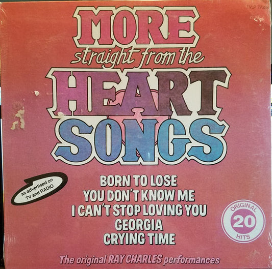 Ray Charles : More Straight From The Heart Songs (LP, Comp)