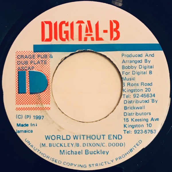 Michael Buckley (2) : World Without End (7")