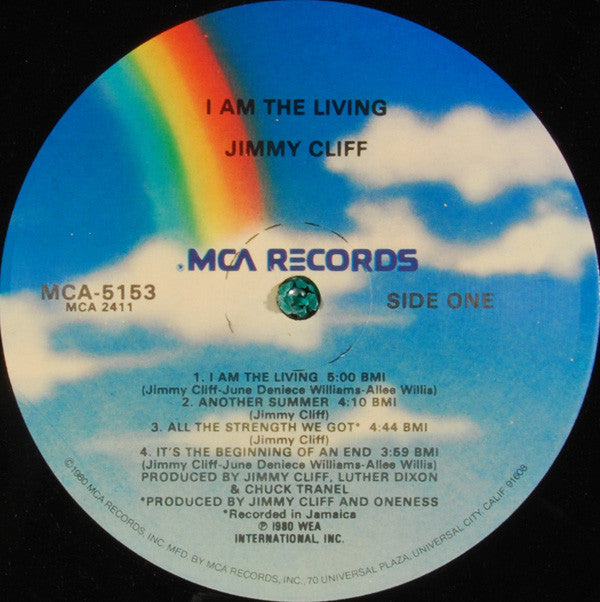 Jimmy Cliff : I Am The Living (LP, Album)