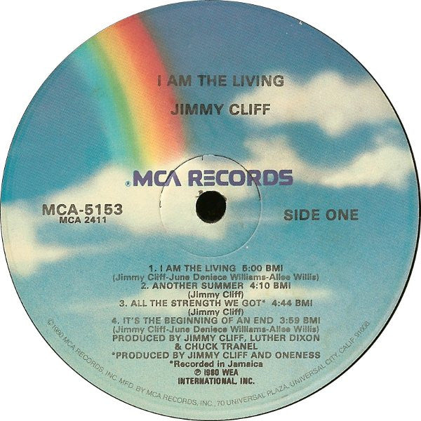 Jimmy Cliff : I Am The Living (LP, Album)