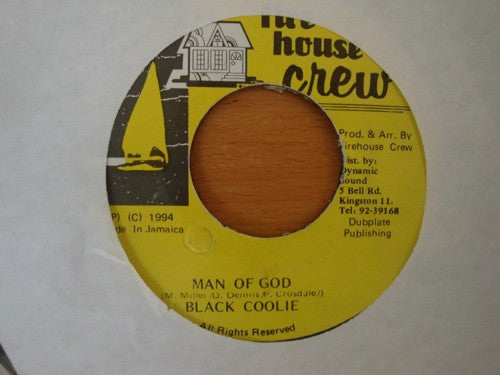 Black Coolie : Man Of God (7")