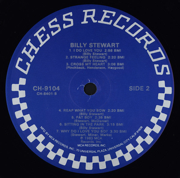 Billy Stewart : The Greatest Sides (LP, Comp, RE)