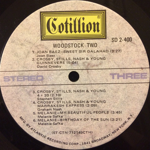 Various : Woodstock Two (2xLP, CTH)