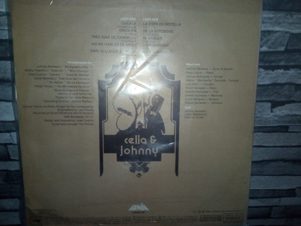 Celia Cruz & Johnny Pacheco : Tremendo Caché (LP, Album, RE)