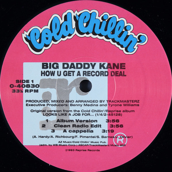 Big Daddy Kane : How U Get A Record Deal (12")