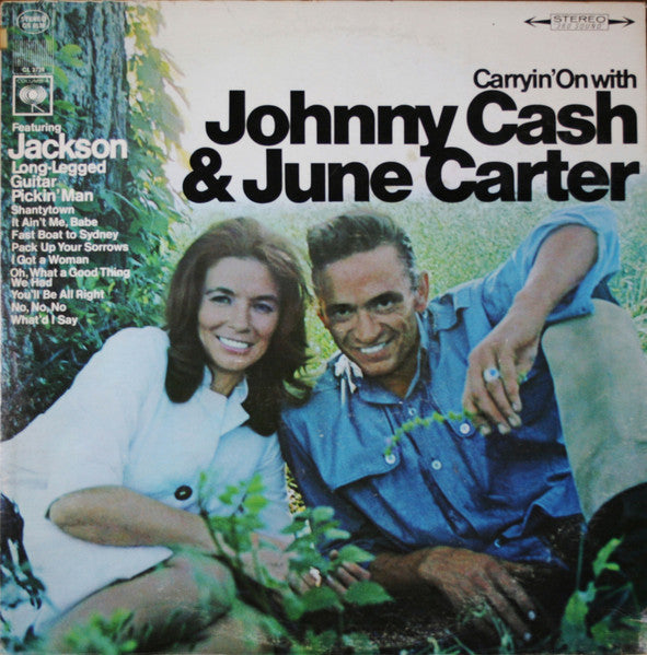Johnny Cash & June Carter : Carryin' On With Johnny Cash & June Carter (LP, Album, Ter)