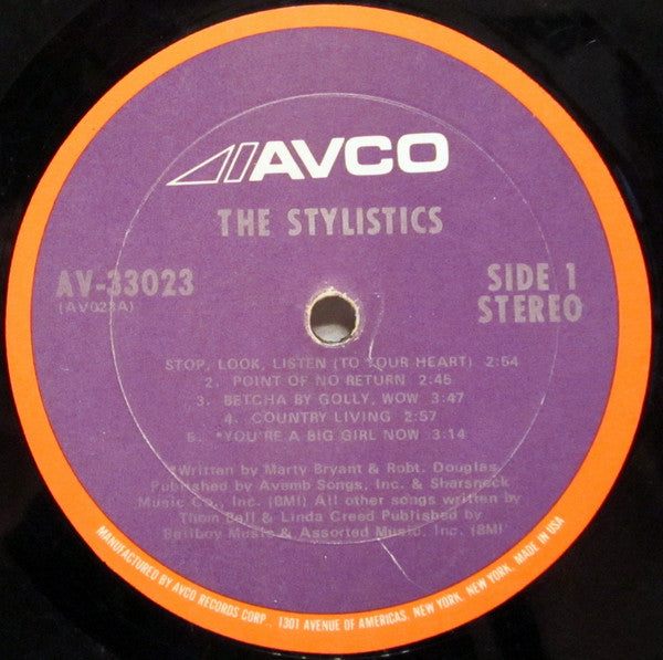 The Stylistics : The Stylistics (LP, Album, Ame)
