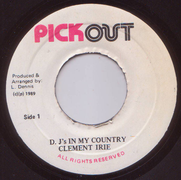 Clement Irie : D.J's In My Country (7")