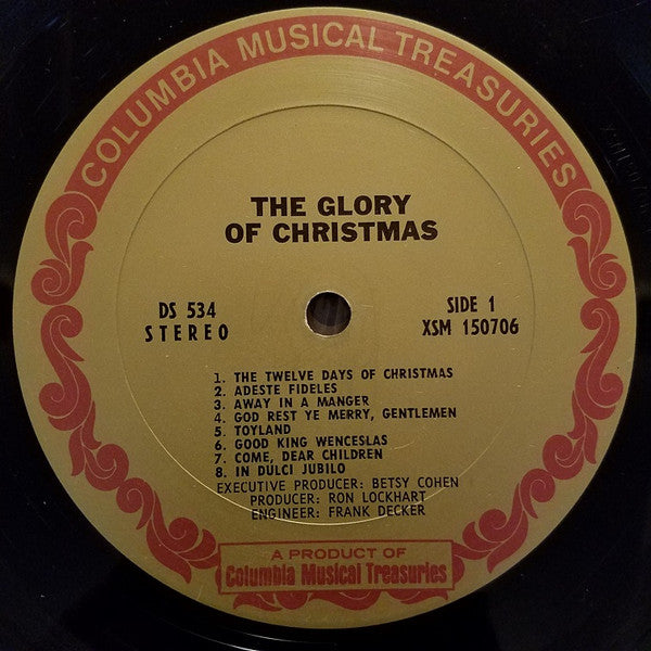 The Columbia Musical Treasuries Orchestra And Chorus : The Glory Of Christmas (3xLP, Album + Box)
