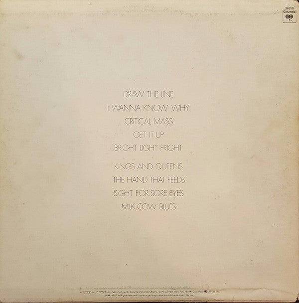 Aerosmith : Draw The Line (LP, Album, San)