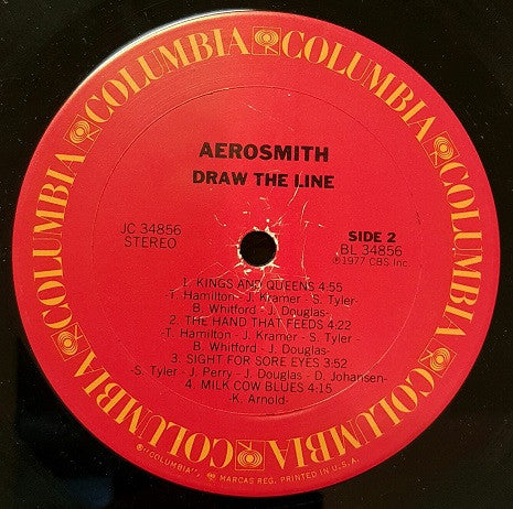 Aerosmith : Draw The Line (LP, Album, San)