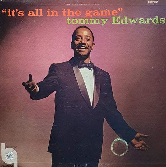 Tommy Edwards : It's All In The Game (LP, Album, Mono)