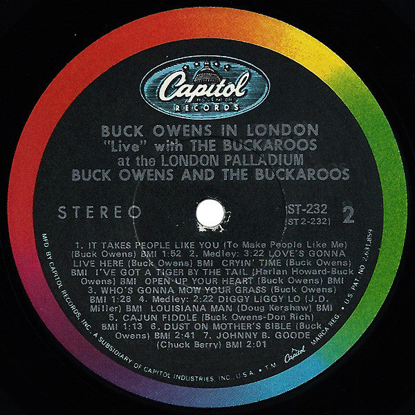 Buck Owens : Buck Owens In London (LP, Album, Jac)