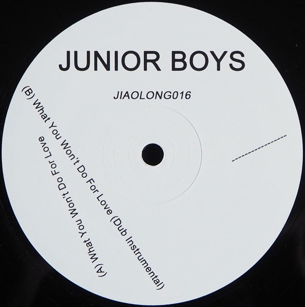 Junior Boys : What You Won't Do For Love (12")