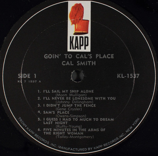 Cal Smith : Goin' To Cal's Place (LP, Mono)