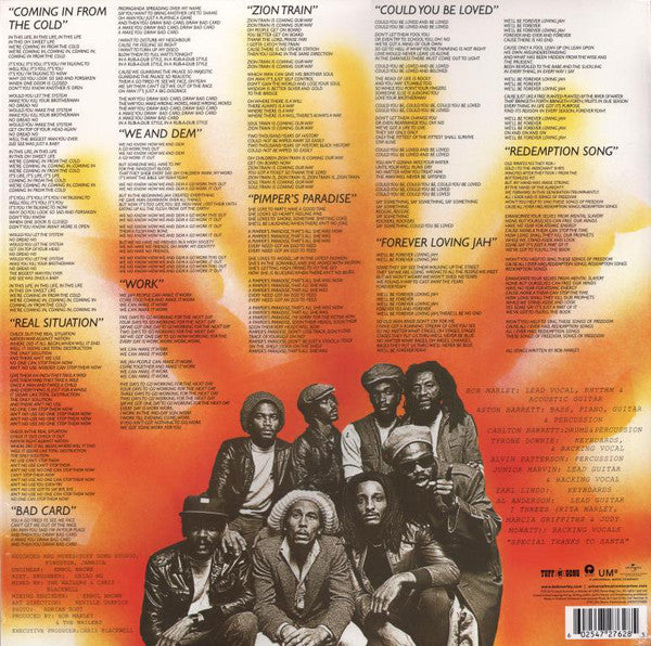 Bob Marley & The Wailers : Uprising (LP, Album, RE, 180)