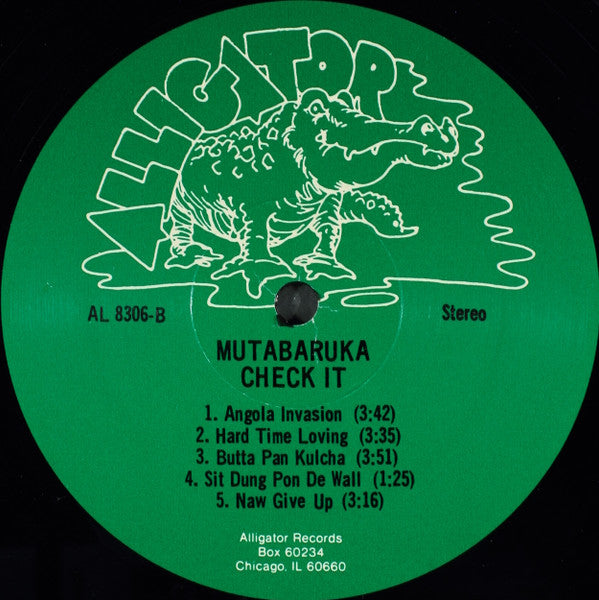 Mutabaruka : Check It! (LP, Album)